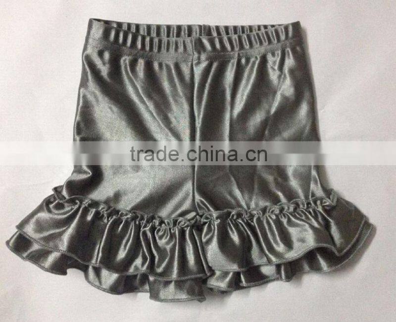 Persnickety 2015 Adorable Baby tank top with shinny ruffle Short Sets boutique cotton ruffle short