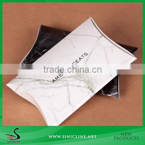 Sinicline Granite Texture Paper Card Foldable Pillow Box
