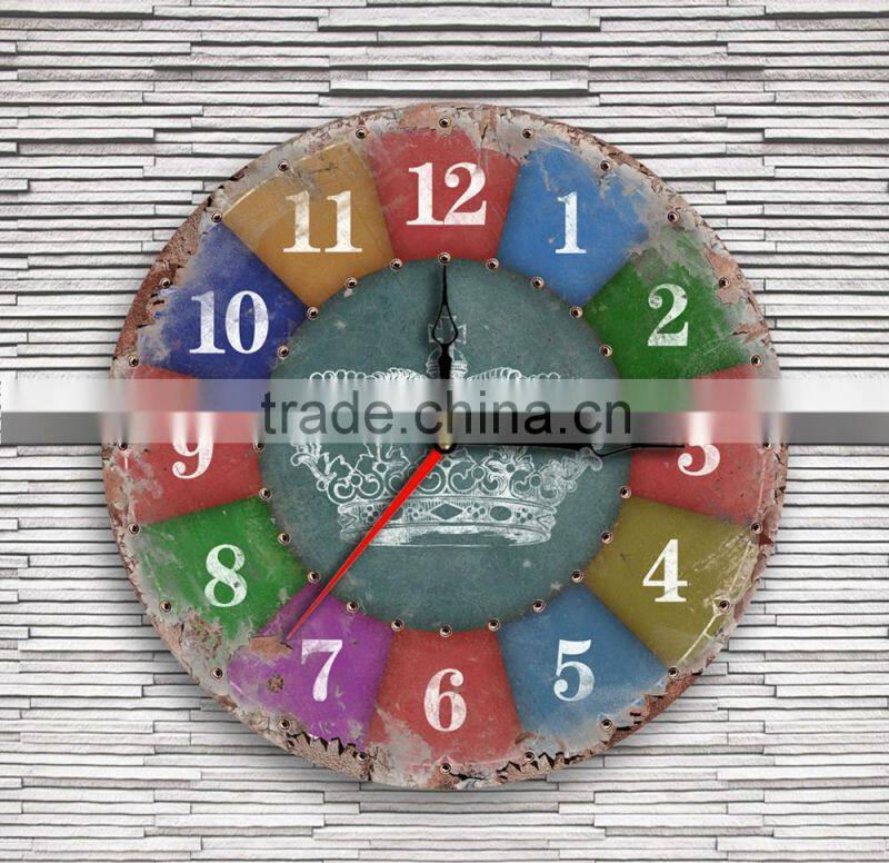 Large decorative wall modern clock
