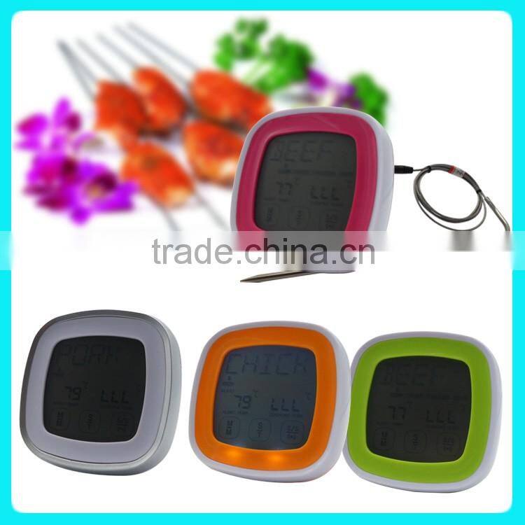 LED Digital food thermometer & BBQ thermometer & Wireless meat thermometer