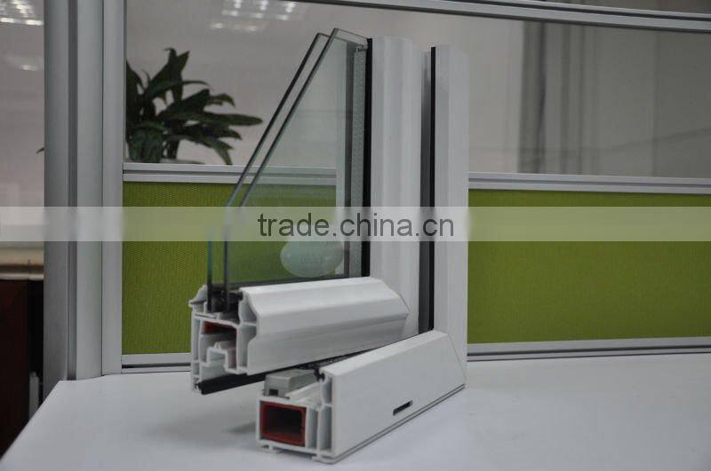 PVC window frame profiles --CONCH France 60 casemnet window plastic profiles
