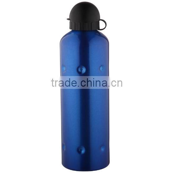 Unique 1 liter aluminum sports water bottle wholesale with pits