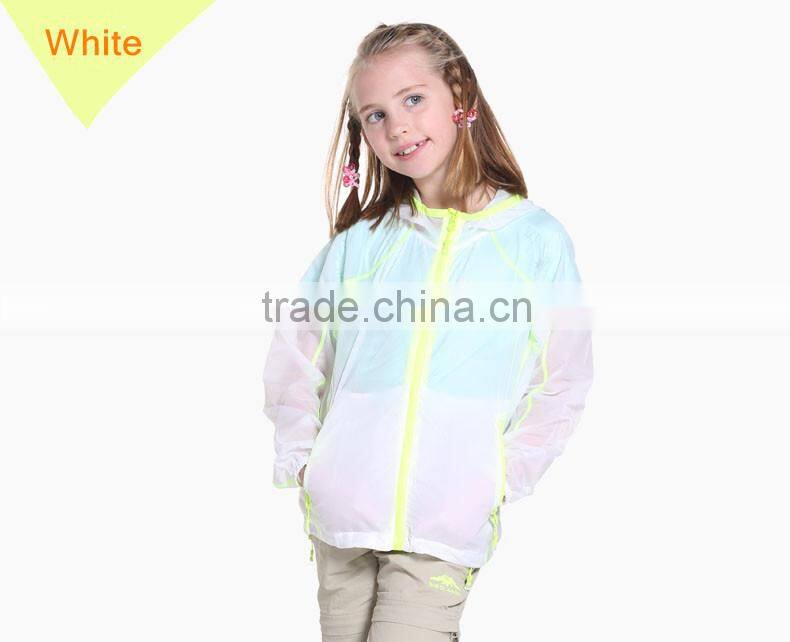 Children quick dry skin boy sunscreen jackets , Color Hood NB NB-D