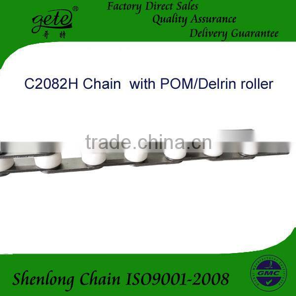 double pitch roller chain with derin/POM roller--C2082H F11