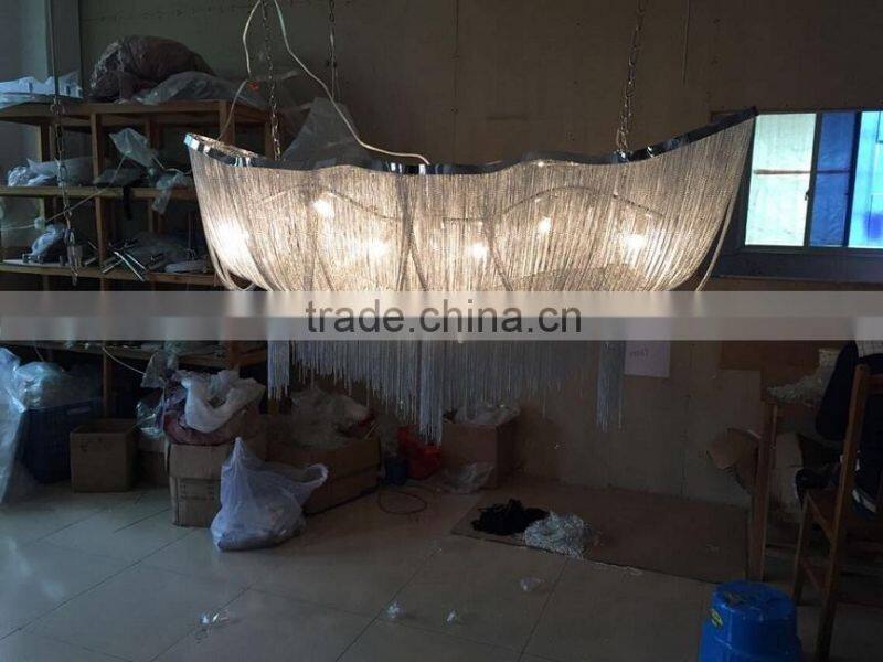 Modern chain chandelier