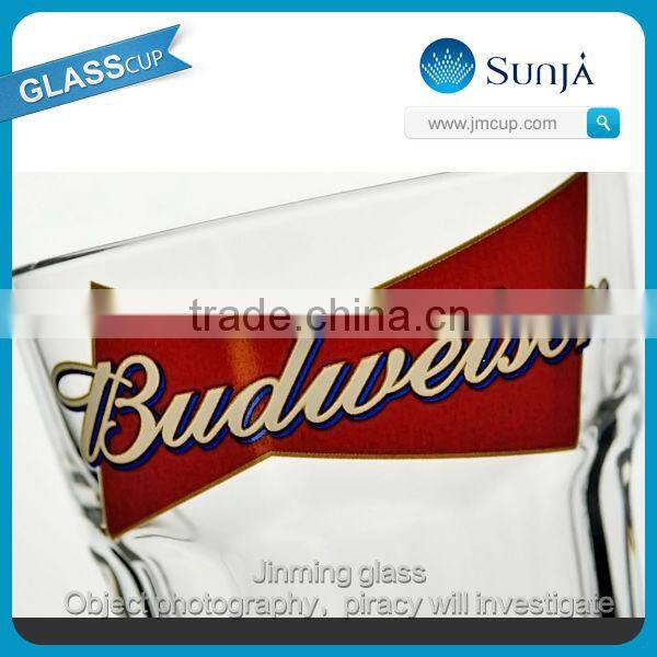 SH393 Budweiser series small cup glasses promotional Budweiser small glasses