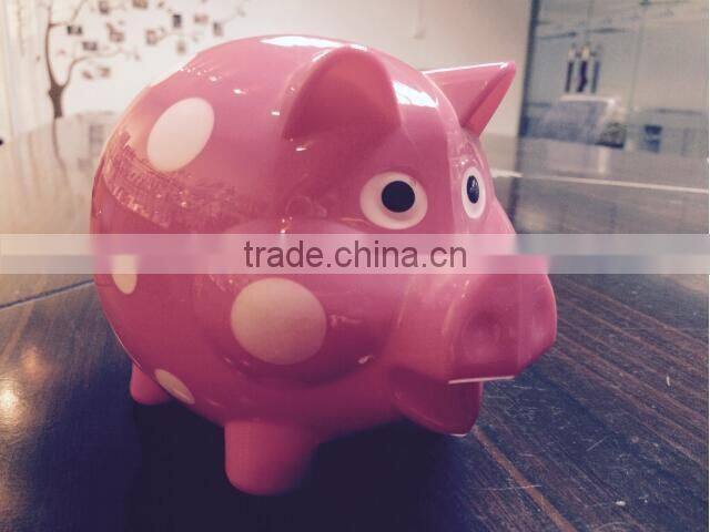 plastic piggy bank piggy / banks for kids /pig shaped piggy banks