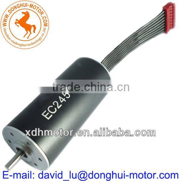 dc ironless brushless motor for power tools