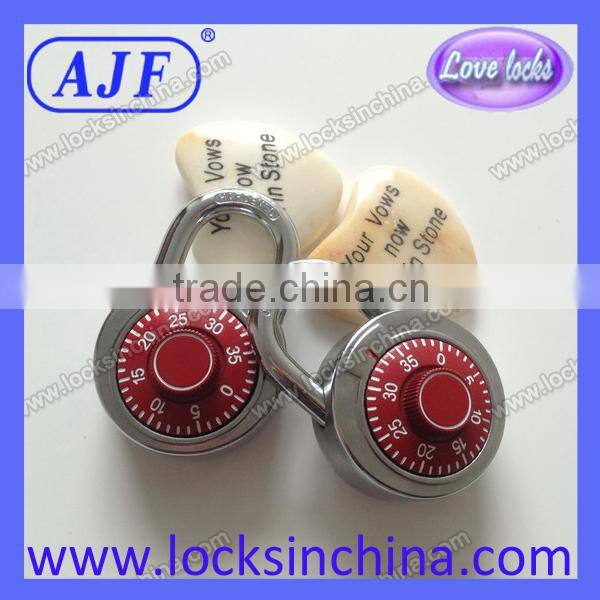 AJF 2015 USA NEW popular 50mm rotary fitness gym club padlock