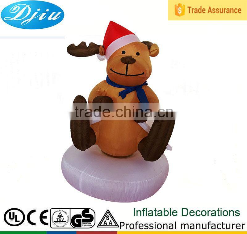 DJ-XT-97 inflatable custom design cartoon bear infaltable charachers inflatable sit bear