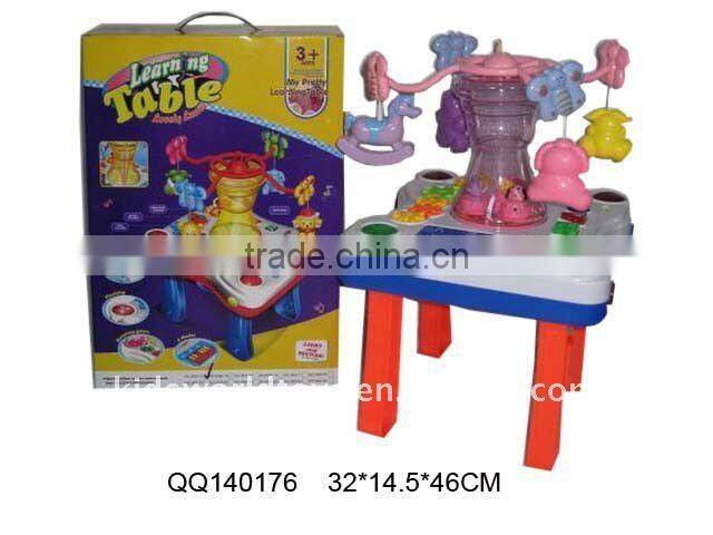 Baby learning table sound with music