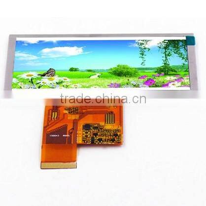 Support Wholesales 4.6 Inch High Definition Bar type TFT LCD display panel with PCAP function in Medical Equipment