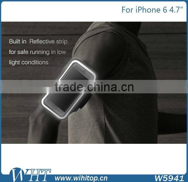 2015 New Arrival Mobile Phone Case Armband for iPhone 6 Plus Running Jogging Sports