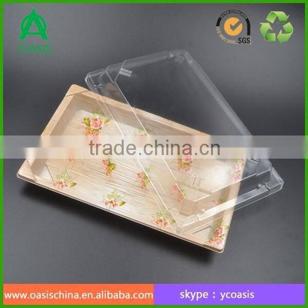 BOPS disposable plastic packaging food sushi box