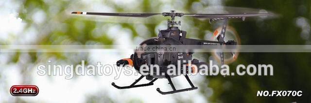New Arrivals FX070C Big 2.4G 4CH Flybarless R/C Helicopter with Gyro