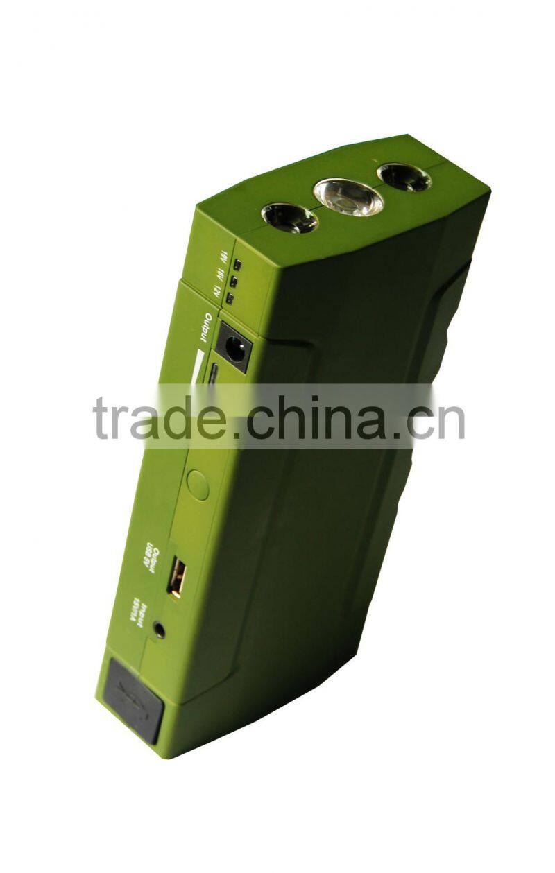 Newest mini jump starter 14000mah gasoline car battery jump start for Iph, rechargeable jump start, multi-function jump starter