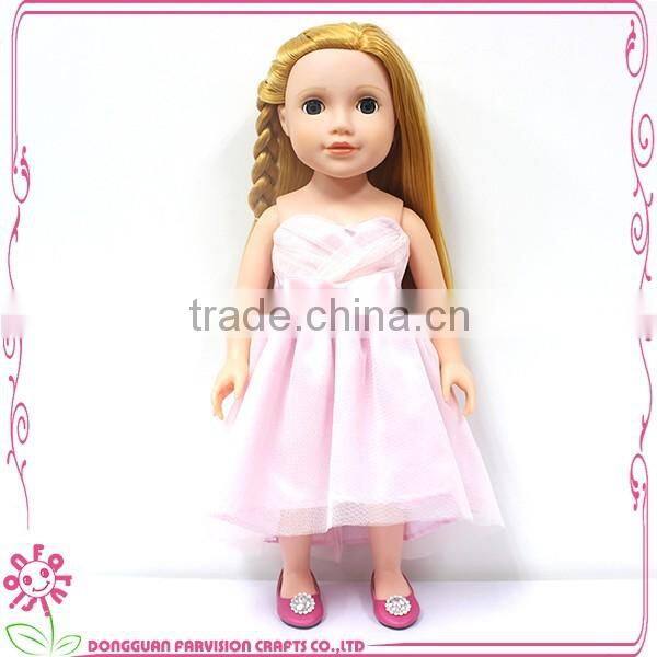 factory handmade 18 inch fashion vinyl dolls