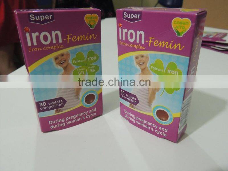 medicine paper box for pregnant woman