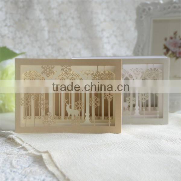 Pop up card happy new year greeting cards seasons greeting 3D pop up card