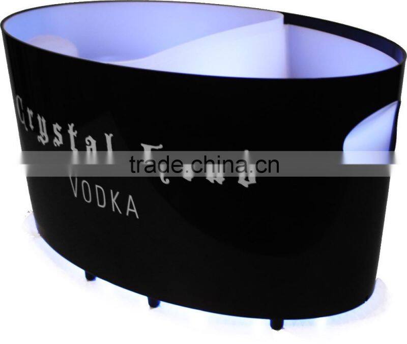 UCT stainless bottle LED cooler