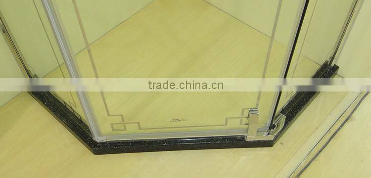 deluxe frameless plain glass shower enclosure GD9009