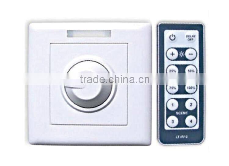 DC5V DC12~24V 12-key RF wireless controller/Dimmer for led strip light`