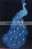 hot fix rhinestone transfer of flower design for clothing decoration