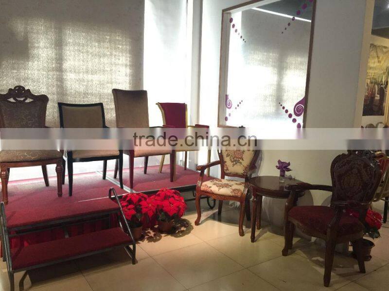 Foshan High Grade Fabric Stainless Steel Chair For Wholesale