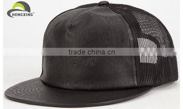 Custom embroidery patch trucker cap denim hat