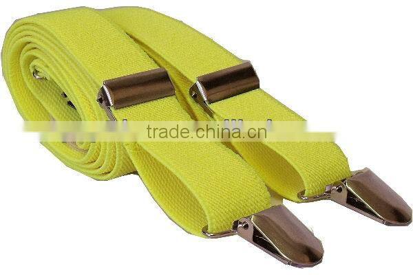 Full length adjustment elastic suspenders