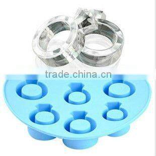 love ring shaped Silicone Ice Cube Tray