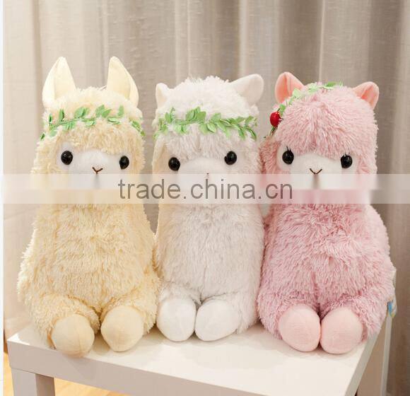 plush alpaca toy/china wholesale colorful fresh alpacasso plush toy alpaca plush toy