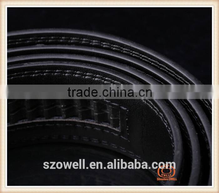 men and women leather belt for genuine leather blank fashion buckle belts