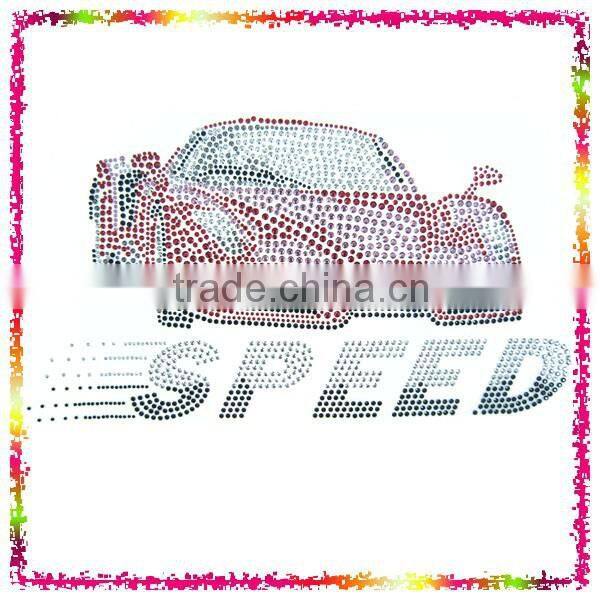 CROWN NAIL-HEAD IRON-ON RHINESTONE TRANSFER