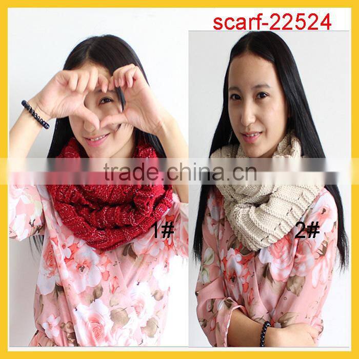 Winter Cable Knitted Scarf