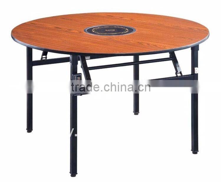 High quality with cheap price folding hotel commercial restaurant hotpot table
