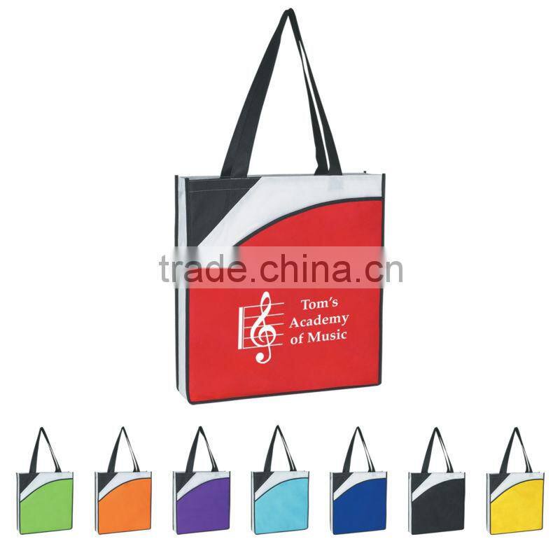 Non-Woven Conference Tote Bag-Purple
