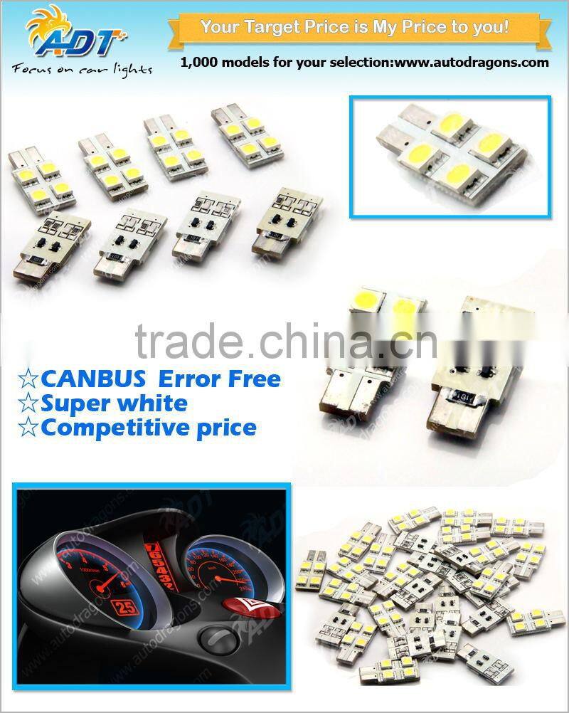 Canbus T10 194 168 W5W 5630 6 LED SMD Car Side Wedge Light Bulb White