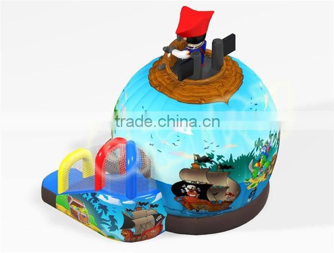 Channal inflatabel Pirate ship bouncy house, inflatable jumping bouncer house for sale