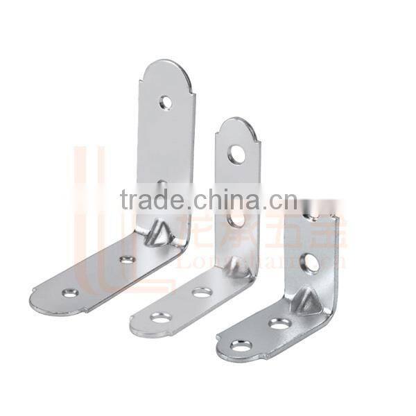 China Longcharm supplier arc-shaped GB zinc alloy metal angle bracket