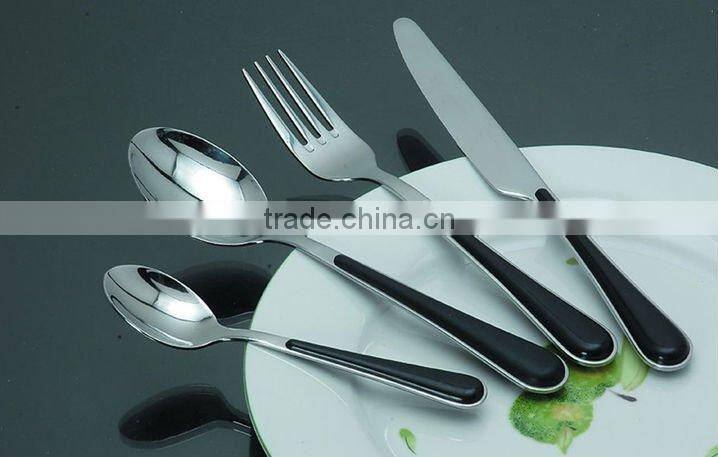 2015 wholesale metal fork spoonset with gift box ceramic/kinds of spoon and fork metal/disposable plastic spoon and fork