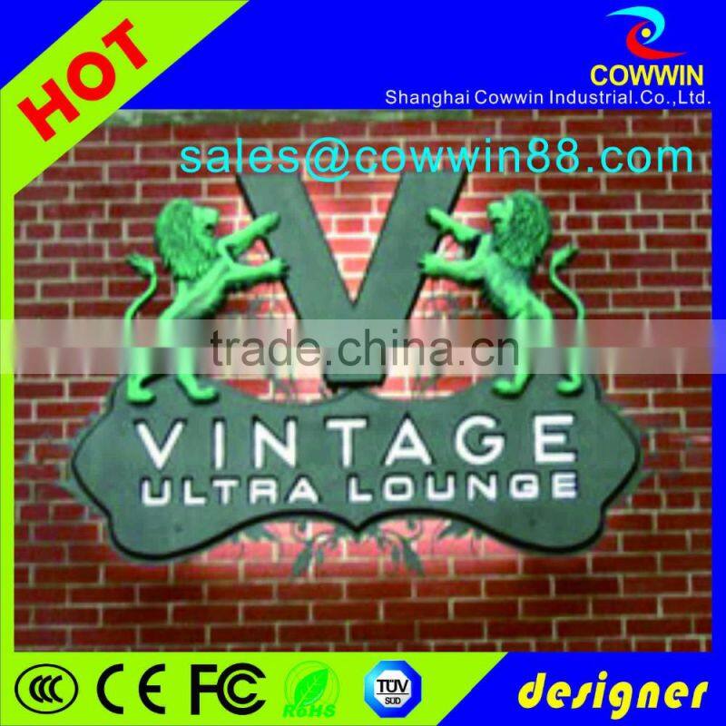 Custom acrylic backlit advertizing led channel letter sign/logo