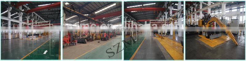 China heavy construction equipment forklift 5.5 ton terrain forklift with Euro3 engine hydraulic joystick high quality