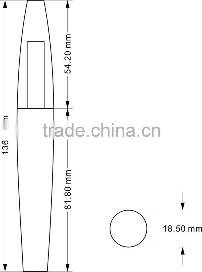 new design shiny liquid mascara tube