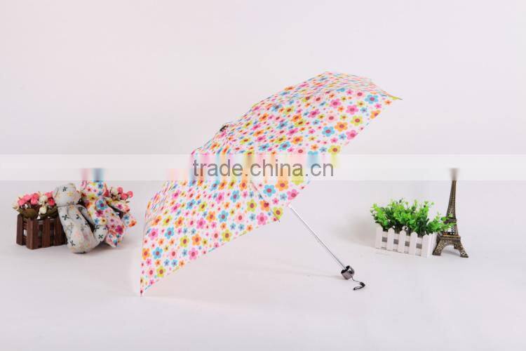 New design gift umbrella 3 Fold Beautiful Sunflower Umbrella