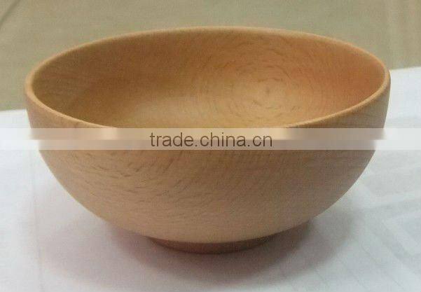 Natural Bamboo Rice Soup Salad Bowl