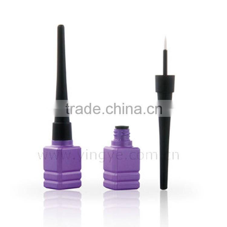 New design square plastics empty eyeliner bottle