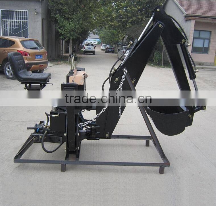 CE certificate LW-5 15-25HP Small farm tractor mounted Backhoe for sale