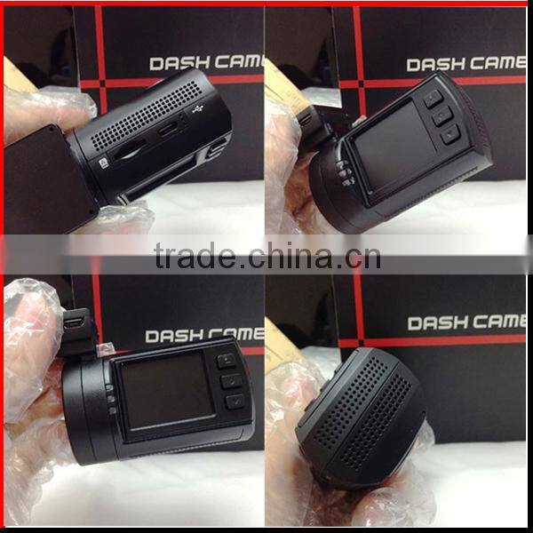 Full HD 1296P 1.5 inch LCD display Ambarella A7LA50 chipset dashboard camera with GPS tracker