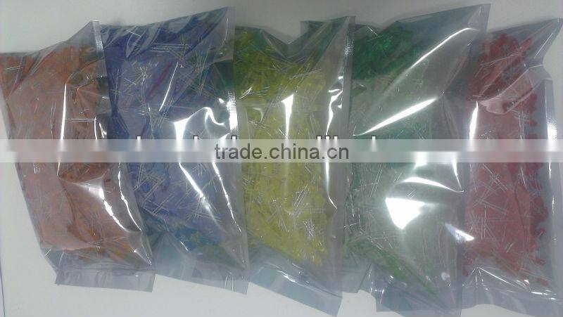 High-brightness through-hole red led diode 5mm